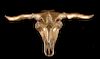 Solid Brass Texas Longhorn Skull Belt Buckle