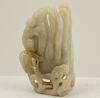 CHINESE CARVED JADE BUDDHA FINGERS SCULPTURE