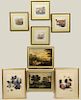 8 PC. LOT OF FRAMED AND MATTED WALL ART