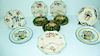 10 MISC. FRENCH FAIENCE AND MAJOLICA PLATES