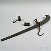 Amos Stevens Brass Partial Hanging Scale