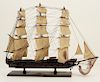 WOODEN SHIP MODEL OF SPANISH GALLION