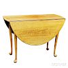 Eldred Wheeler Queen Anne-style Tiger Maple Drop-leaf Table