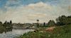 Hippolyte Camille Delpy (French, 1842-1910)  Lavandières au bord de la Seine