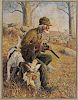 William Harnden Foster (American, 1886-1941)  Stolen Lunch/A Hunter and His Dog