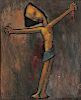 Angel Botello (Spanish/Puerto Rican, 1913-1986)  Crucifixion