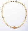 Versace Gold and Diamond Medusa Necklace