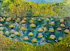 Kheyradolin Dzhaffarov Lily Pond Oil On Canvas
