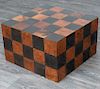 Checkerboard Block Form Coffee Table