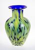 Art Glass Baluster Vase