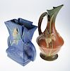 Roseville Pottery "Zephyr Lily' & "Freesia" Duo