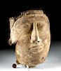 Egyptian Wood Mummy Mask