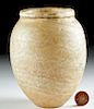 Egyptian Late Dynastic Banded Alabaster Vase