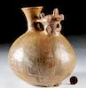 Recuay Pottery Figural Vessel