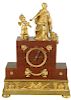 Louis Philippe Style Gilt Bronze Mantle Clock