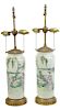 Pair Ming Style Vase Lamps