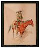 Frederic Remington (American, 1861-1909), Lithograph on paper 