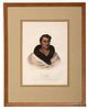 Thomas McKenney and James Hall (American, 19th century) Hand-Colored Lithographs 