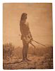 Edward Curtis (American, 1868-1952) Platinum Photograph <i>Hopi Snake Priest</i> 