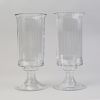 Pair of William Yeoward Cut Glass Photophores