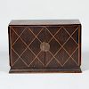 Stained and Fruitwood Inlaid Art Deco Cabinet