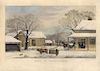Home to Thanksgiving - Original Large Folio Currier & Ives lithograph