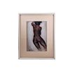 Desnudo femenino. Siglo XX. Óleo sobre tela. Fechado Mayo 1983. Enmarcado. 49.5 x 33 cm
