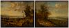 A PAIR OF RHENISH LANDSCAPES BY CHRISTIAN GEORG SCHUTZ I (GERMAN 1718-1791)