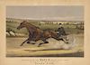 The Queen of the Turf Maud S, Driven by W. W. Bair - Original Large Folio Currier & Ives lithograph
