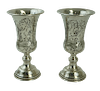   Sterling Repousse Water Goblets