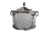 Antique English Crystal  Silver   Bucket