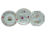 Chinese Export Famille  Porcelain Plates