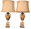   Sevres Style Porcelain Lamps