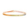 A Ladies Rainbow Gemstone Bracelet in 14K