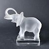 Lalique Elephant Paperweight