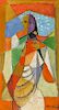 Frantisek Reichental Cubist Painting of a Woman