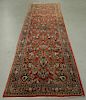 Antique Persian Red Sarouk Carpet Rug Runner