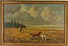 Gregory Hollyer Hunting Dogs Landscape Painting