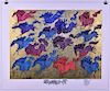 Guillaume Azoulay Horses Quinze Chevaux Serigraph
