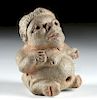 Olmecoid / Proto Mayan Pottery Dwarf Figure