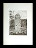 Rare Alfred Maudslay 1890 Photogravure Mayan Stela "A"