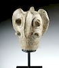 Chavin Stone Mace Head - Owl Form