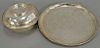 Two piece lot to include Mergulhao Titulo Portugues silver cover bowl marked Mergulhao Titulo on cover and base ht. 4 1/4 in., dia. ...