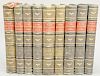 John Ruskin Fors Clavigera 1876 Geo. Allen London, 8 volumes plus index.  Provenance: Estate of Kenneth Jay Lane