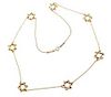 Tiffany & Co. Elsa Peretti 18k Yellow Gold Star Of David Necklace