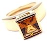  Gucci 18k Yellow Gold Citrine Ring Box