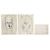 Gregory Ridley. Lot of Three Drawings