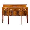 Potthast Federal style inlaid mahogany sideboard