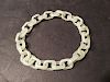 OLD Chinese White Jade Chain Bracelet