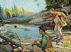 Henry "Hy" Hintermeister (1897-1970) Fly Fishing